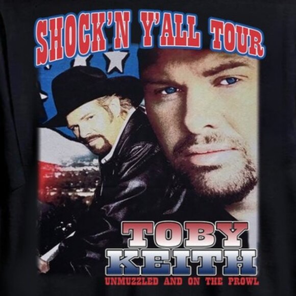Toby Keith Country Singer Tour T-Shirt 2 Sided Music Graphic Fan Concert Shirt79 - Picture 3 of 7